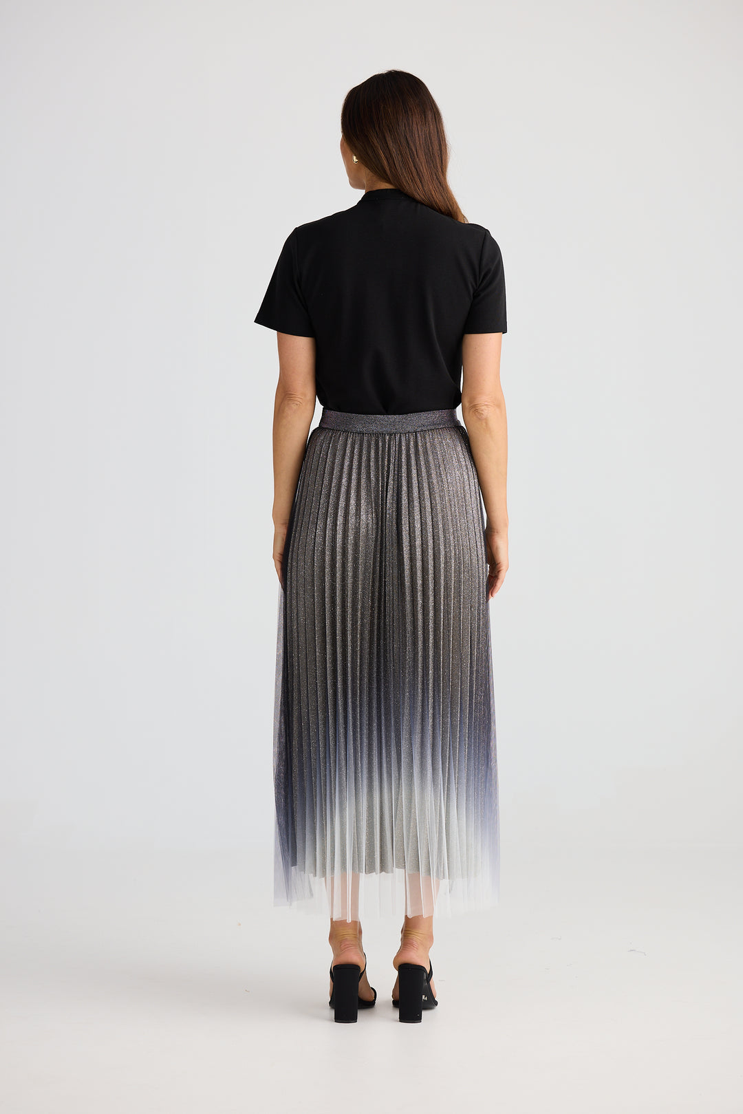 Brave & True Black Ombre West End Skirt