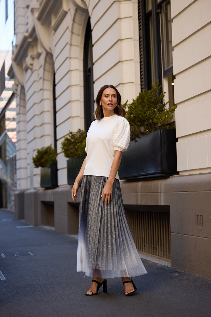 Brave & True Black Ombre West End Skirt
