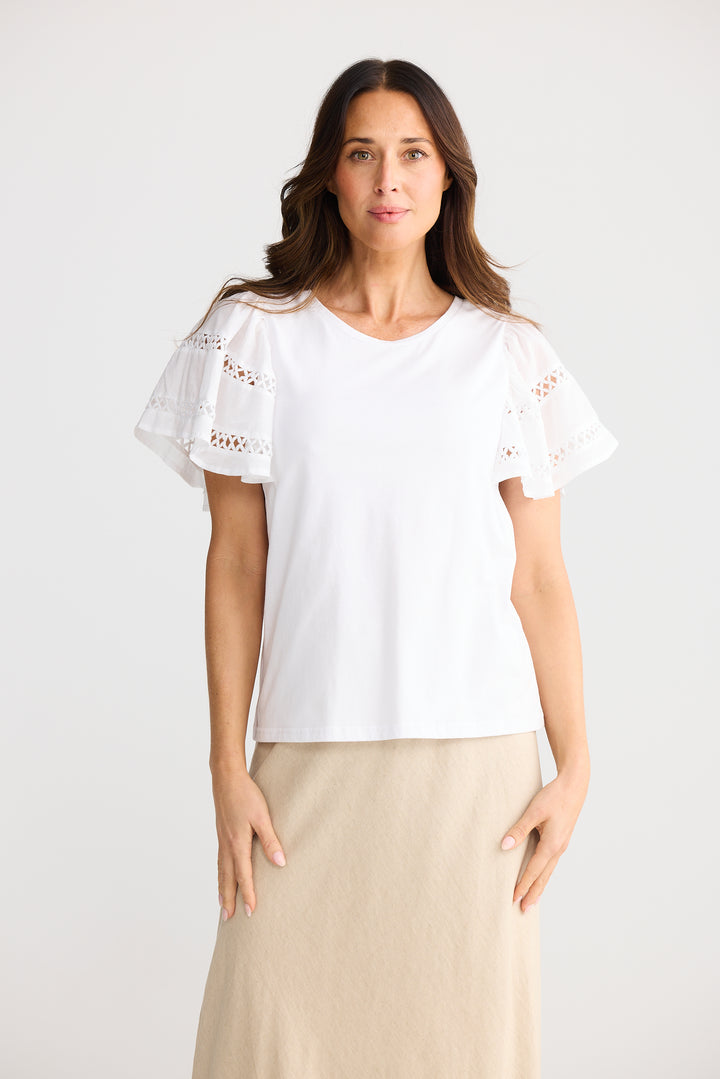 Brave & True White Chloe Tee