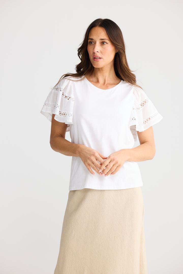 Brave & True White Chloe Tee