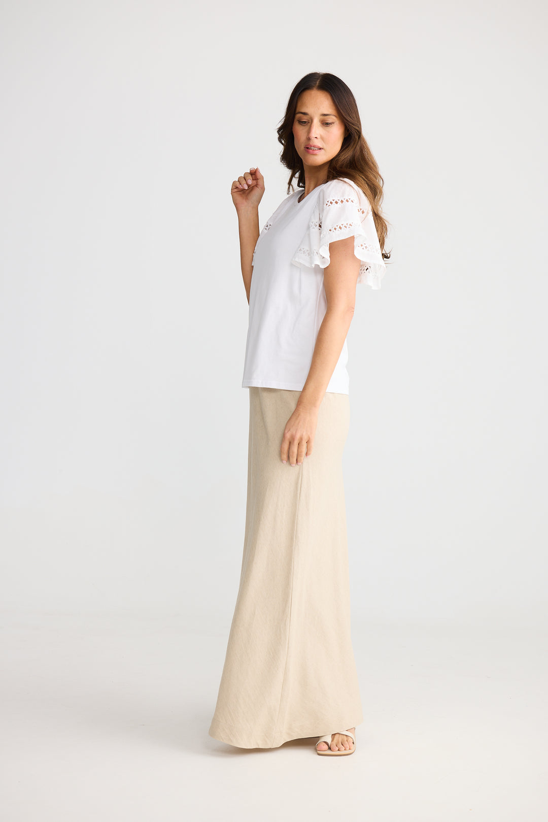 Brave & True White Chloe Tee