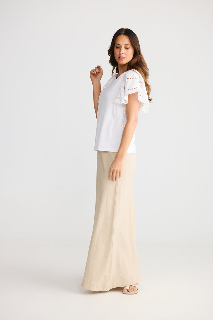 Brave & True White Chloe Tee