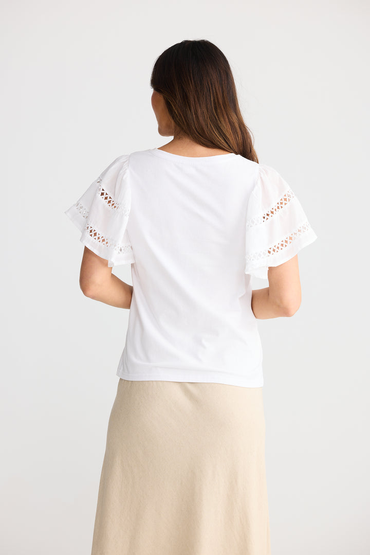 Brave & True White Chloe Tee