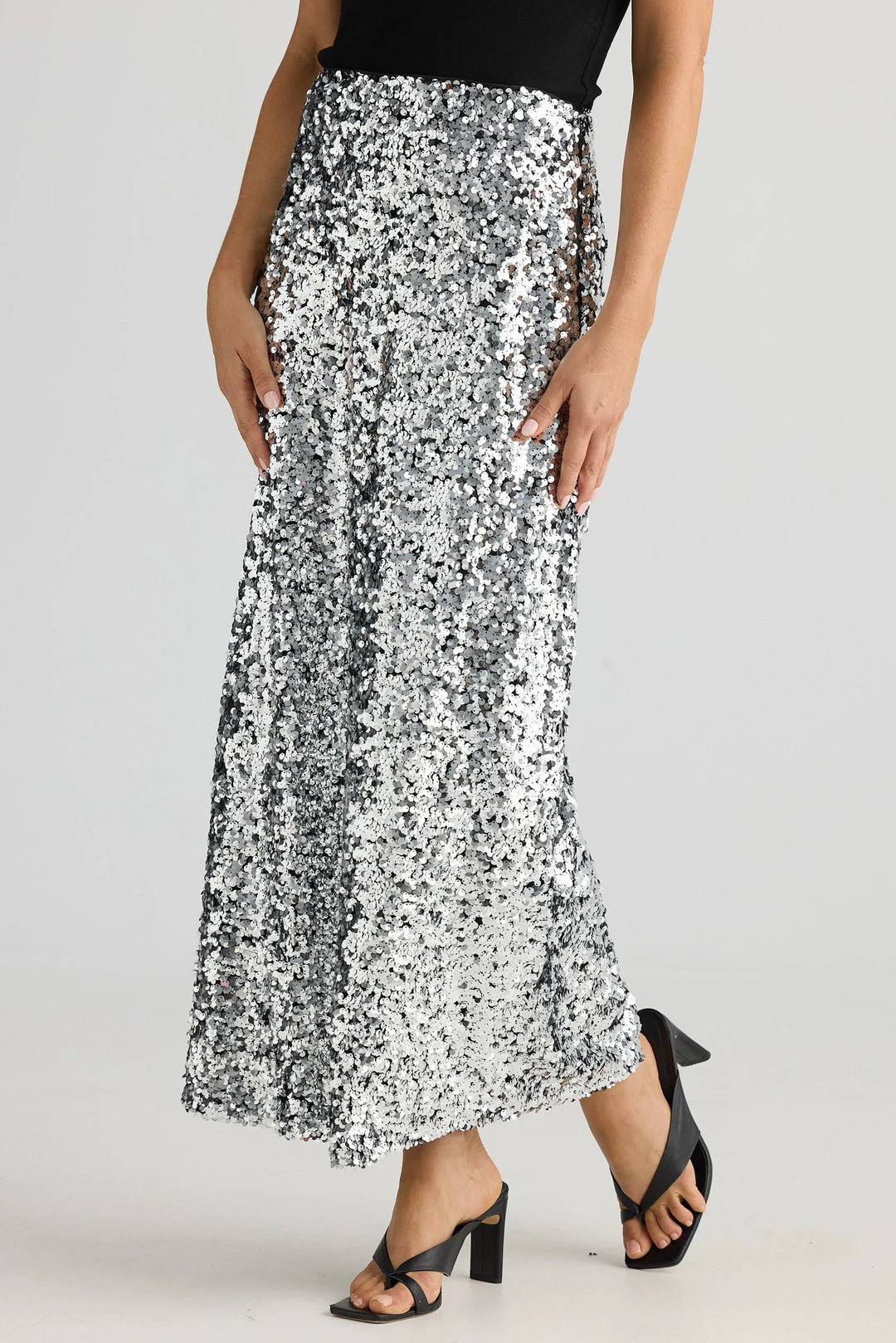 SILVER PARIS SKIRT