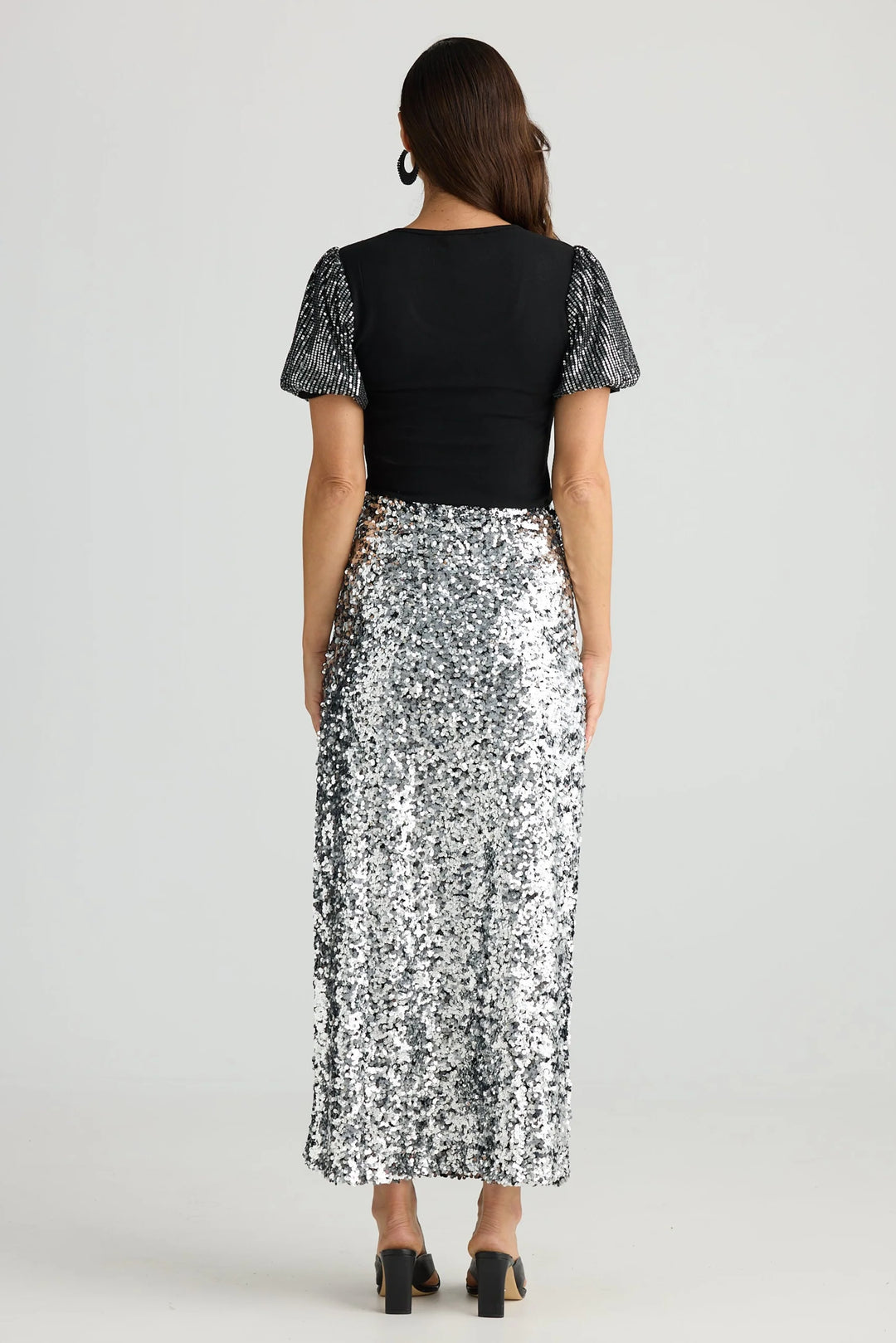 SILVER PARIS SKIRT