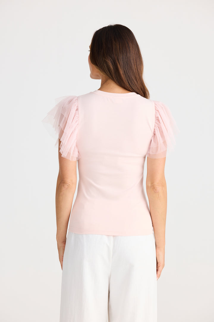 Brave & True Chance Tee Soft Pink