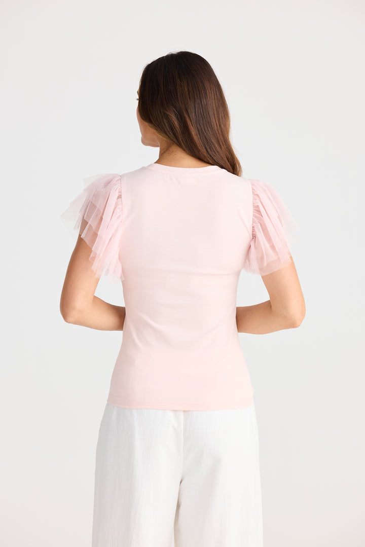 Brave & True Chance Tee Soft Pink