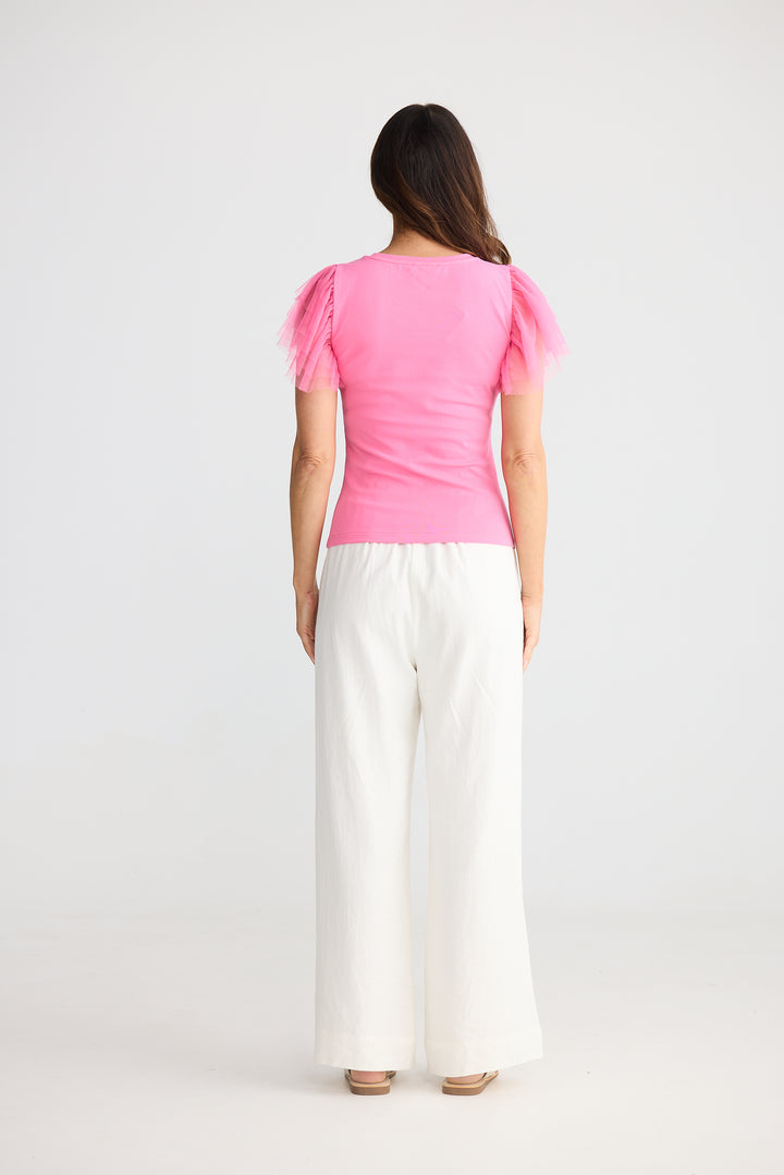 Brave & True Candy Pink Chance Tee