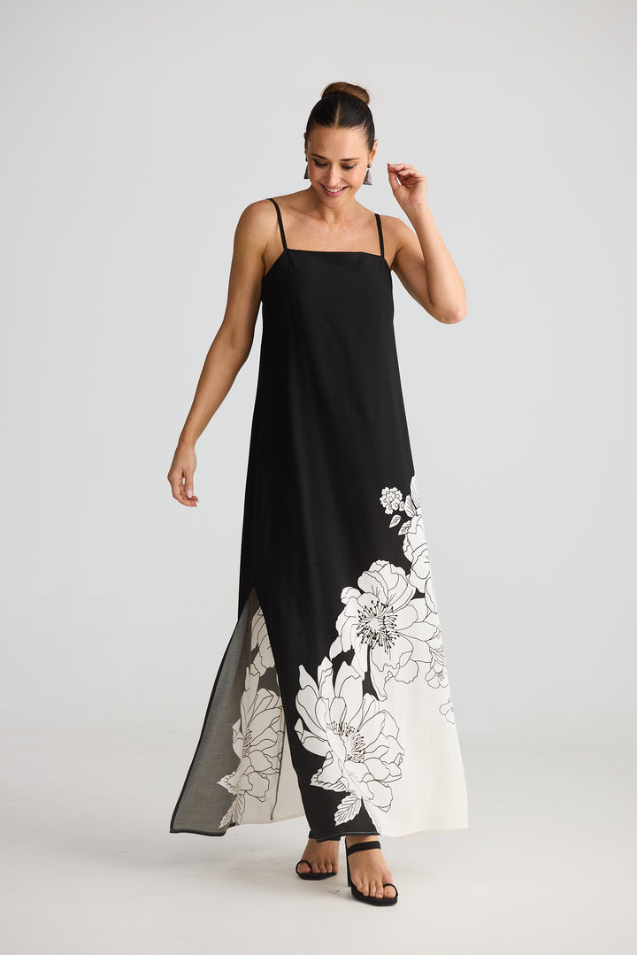 Brave & True Noir Bloom Angelique Dress