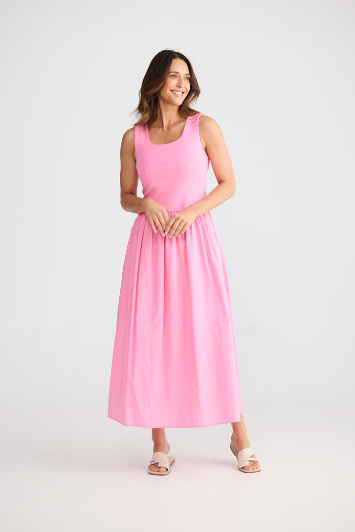 Brve & True Peony Pink Maya Dress