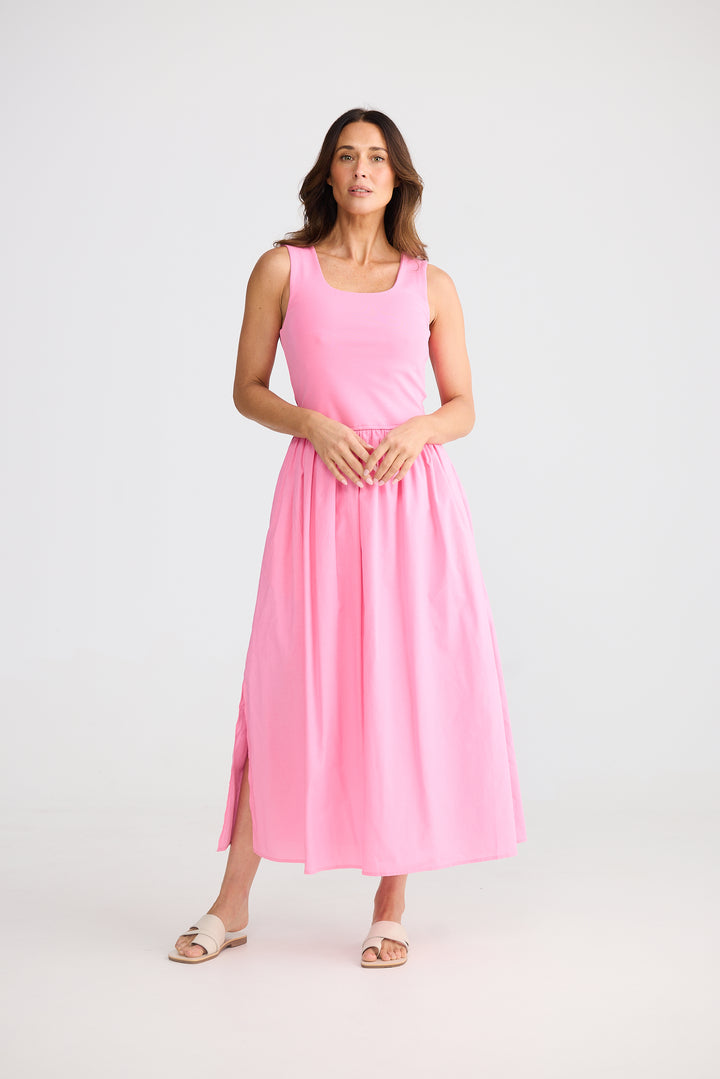 Brve & True Peony Pink Maya Dress