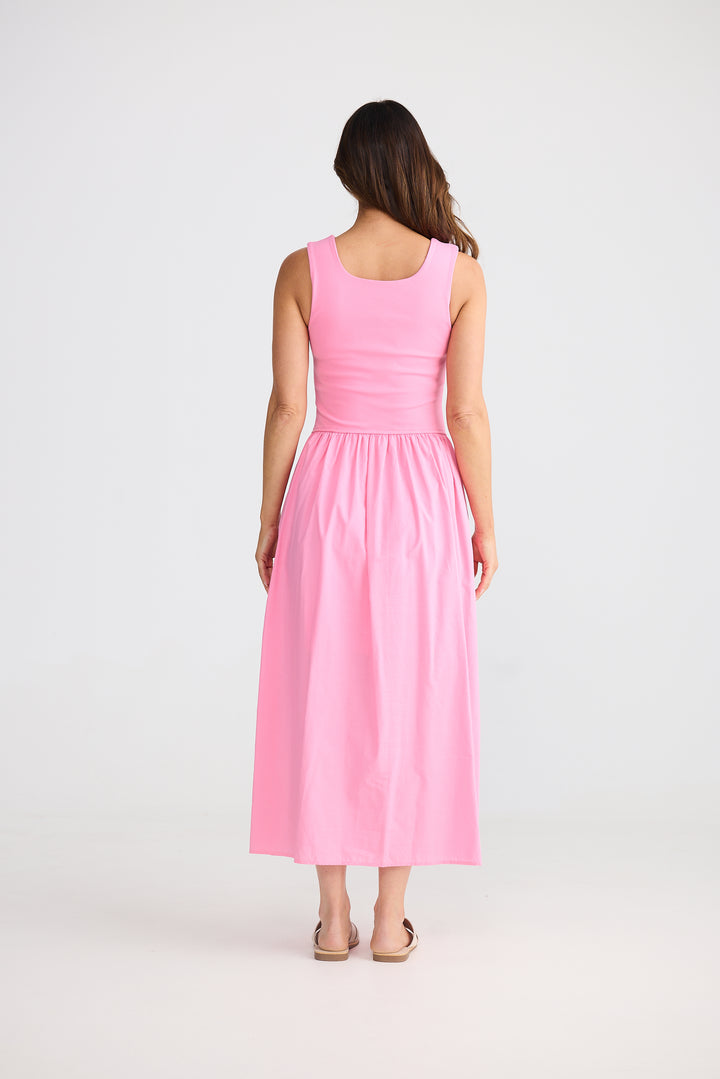 Brve & True Peony Pink Maya Dress