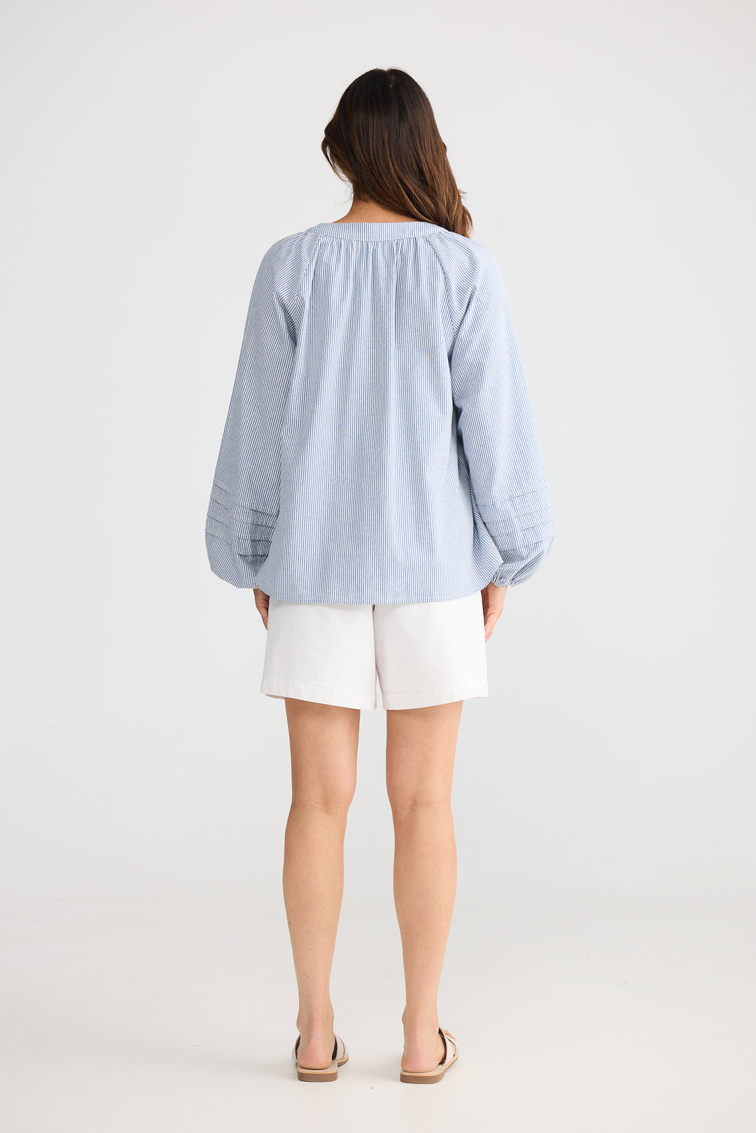 Brave & True Pinstripe Mardi Blouse