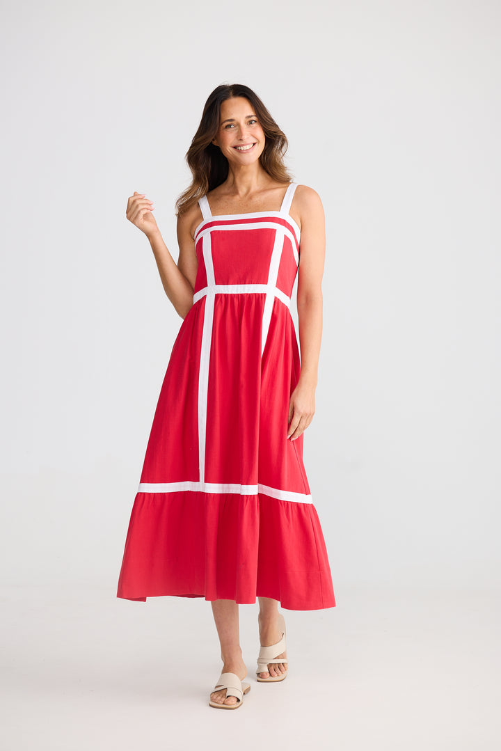 Brave & True Red Angelina Dress