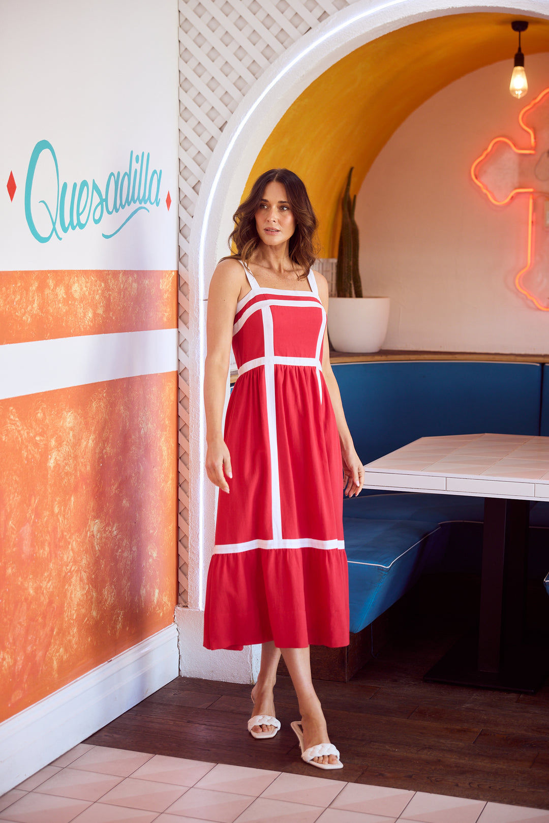 Brave & True Red Angelina Dress