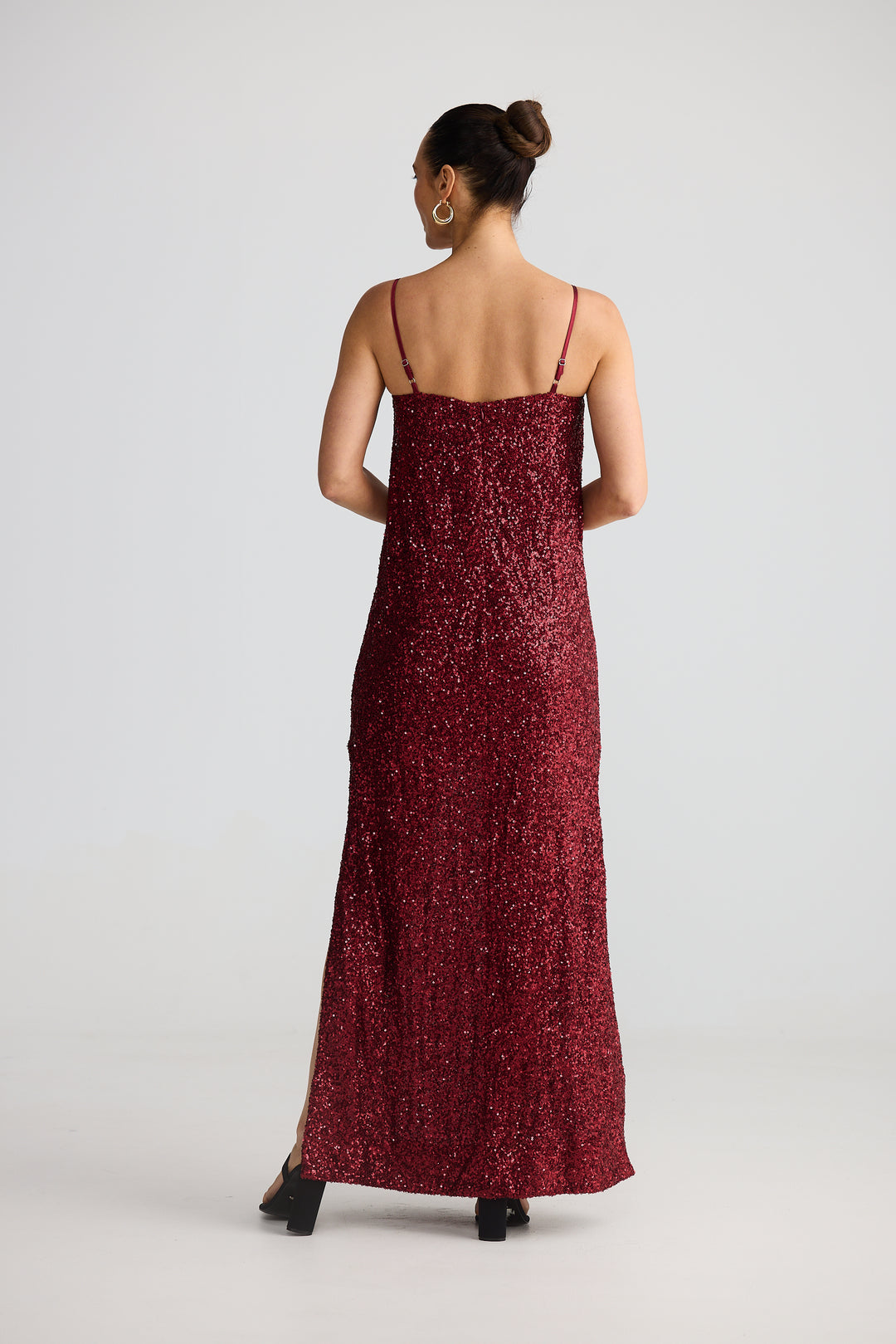 Brave & True Jazzy Garnet Maxi Dress