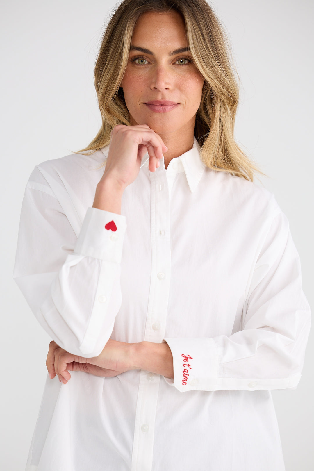 Brave & True White Je't Amie Gemma Shirt