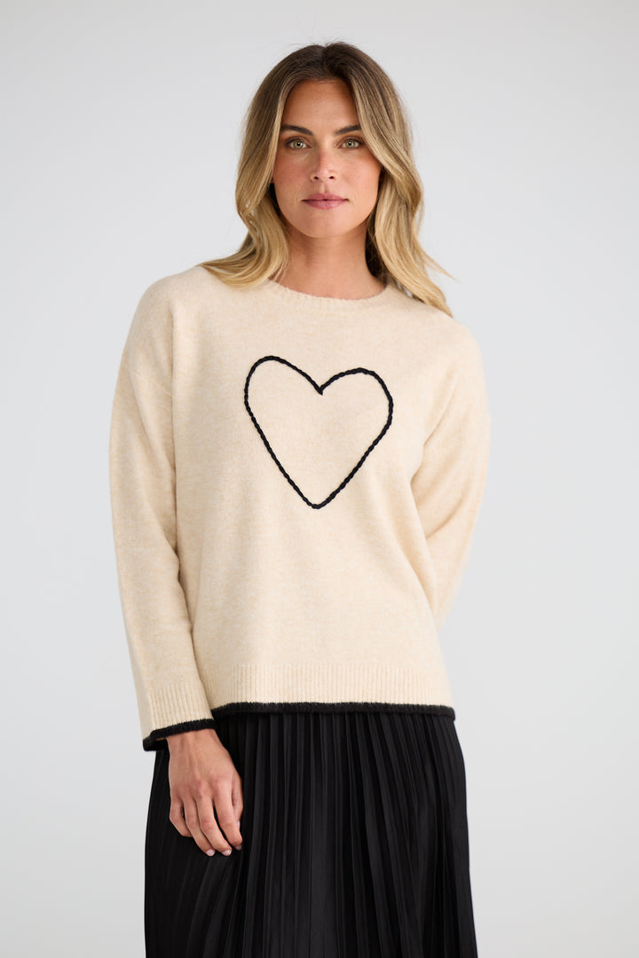 Brave & True Beau Natural Knit Sweater
