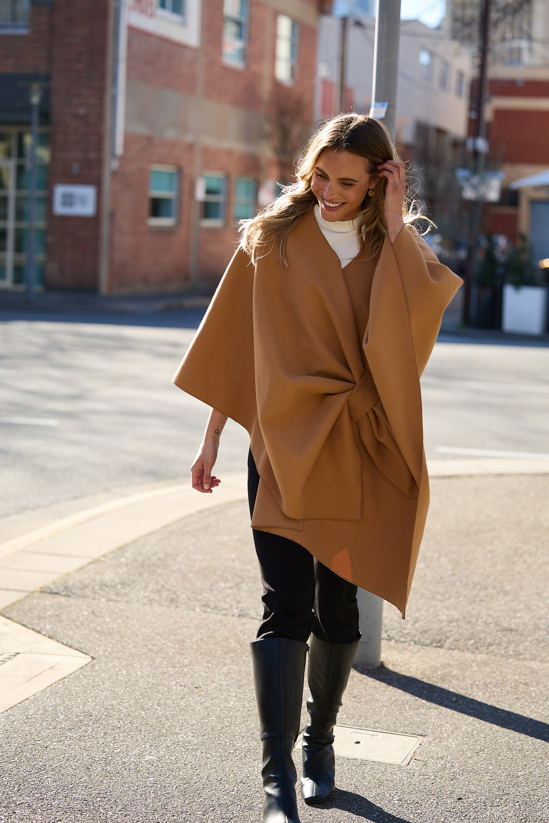 Brave & True Camel Julianne Wrap