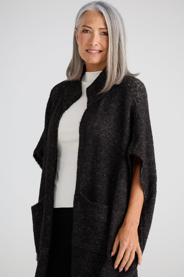Brave & True Charcoal Phoenix Knit Cardigan