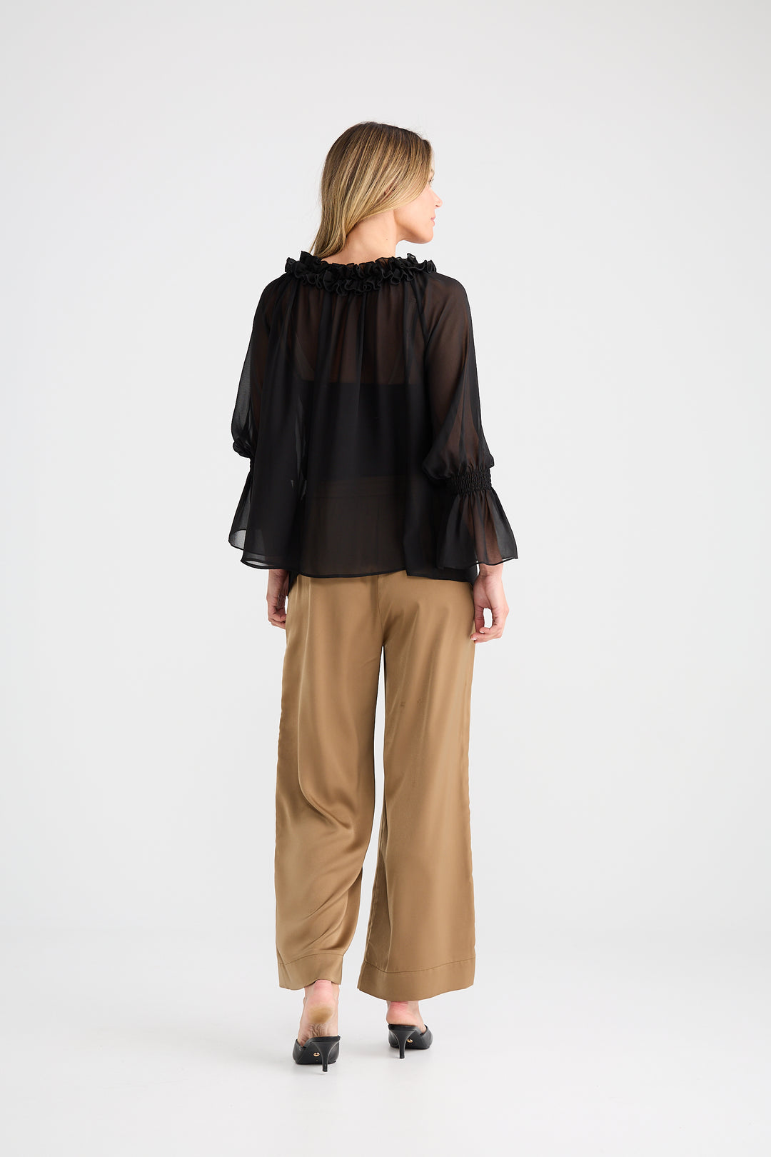 Brave & True Black Lili Top
