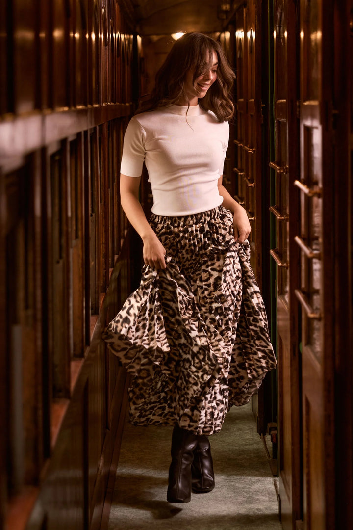 Brave & True Savannah Alias Pleated Skirt