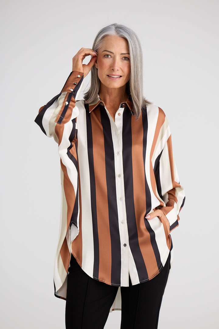 Brave & True Oakley Stripe Homestead Shirt