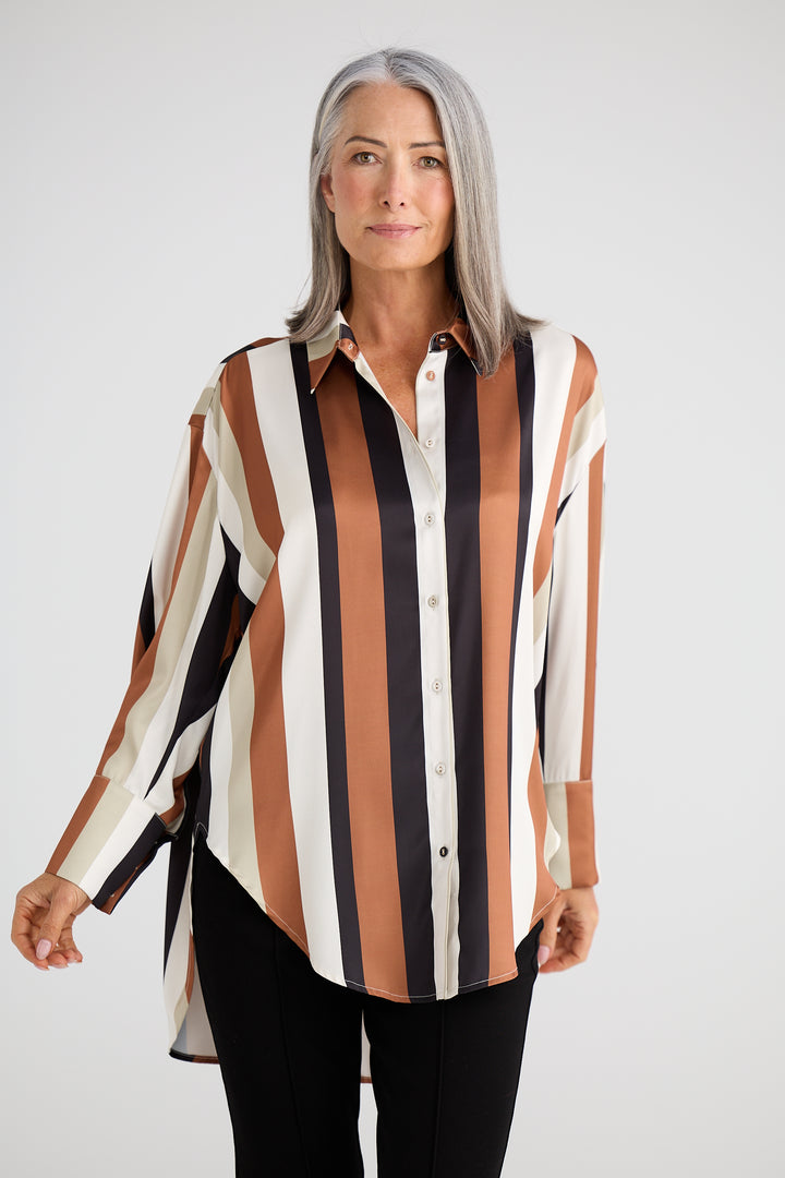 Brave & True Oakley Stripe Homestead Shirt