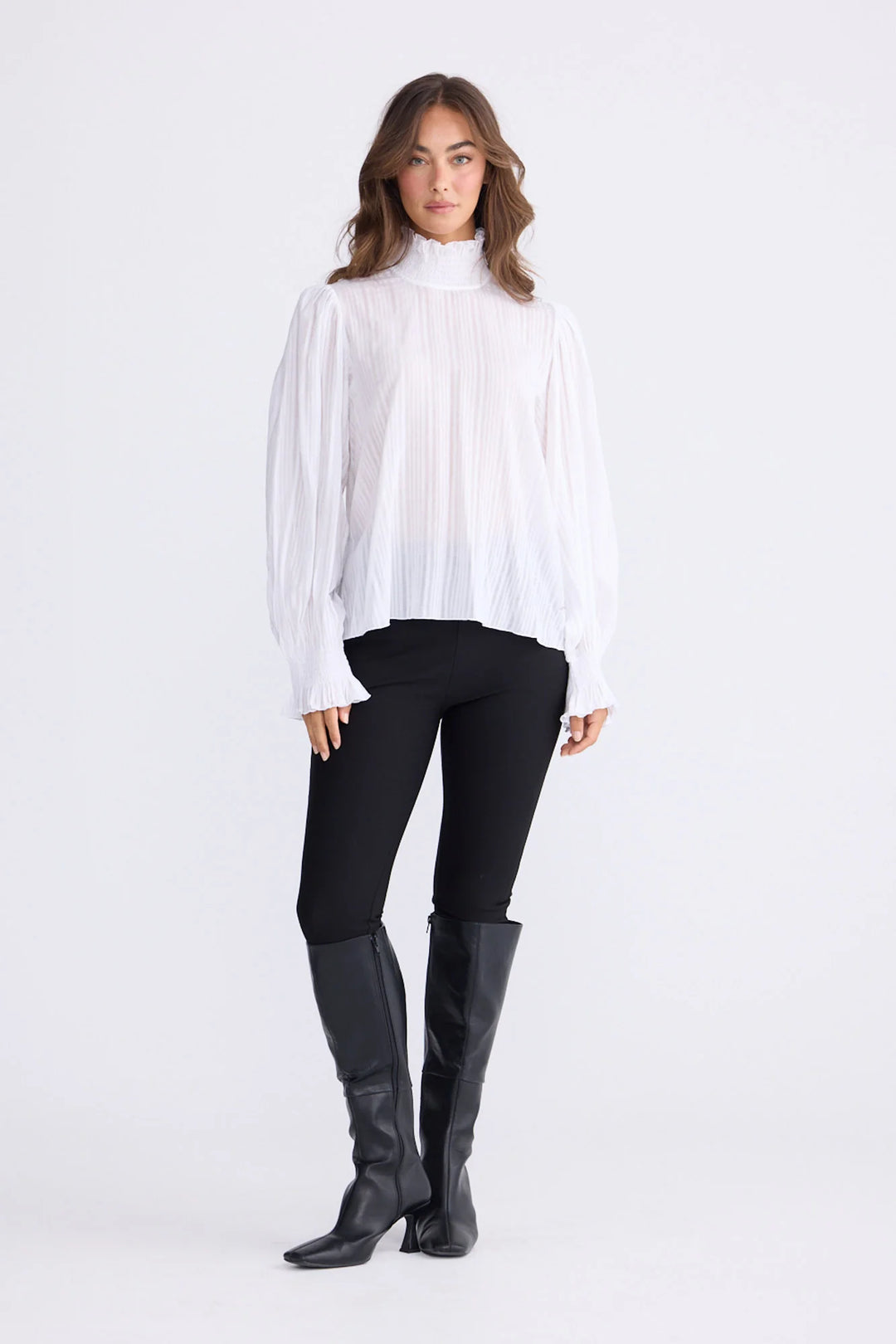 Brave & True White Isolde Blouse