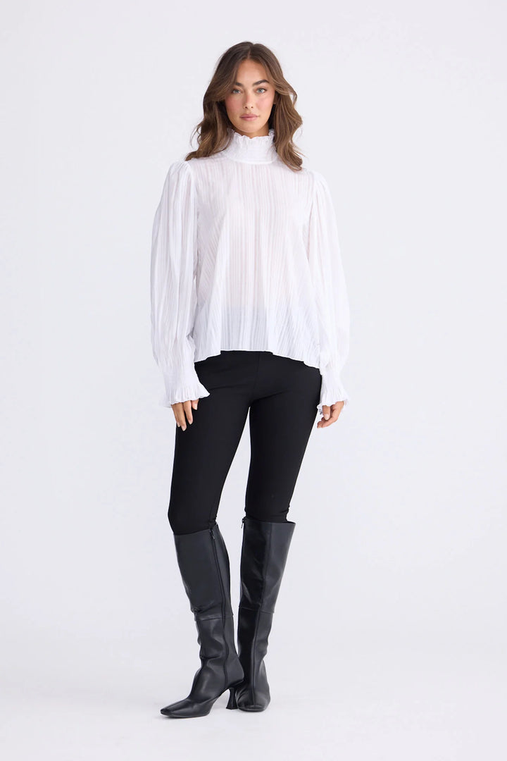 Brave & True White Isolde Blouse