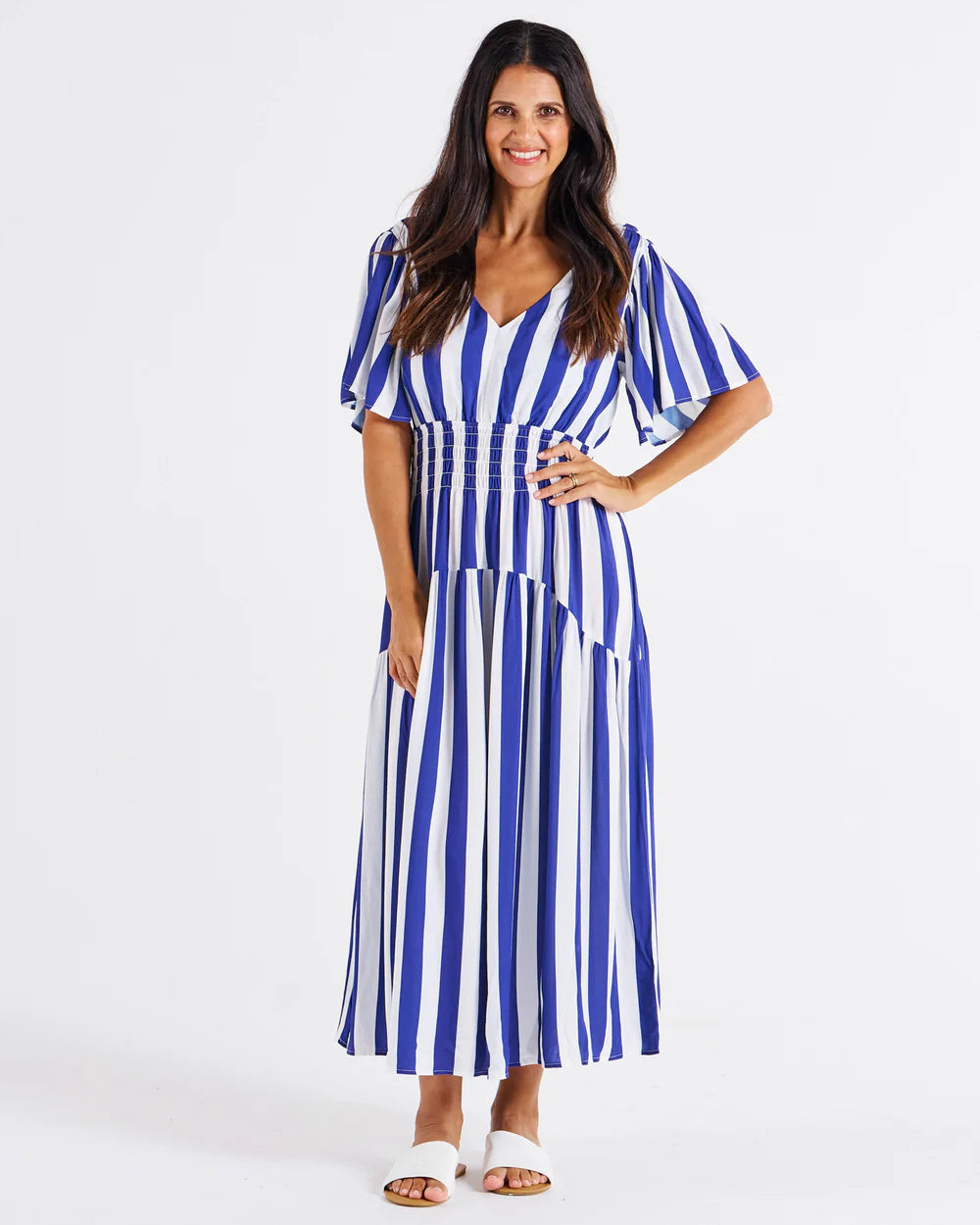 STRIPE LOUISA DRESS