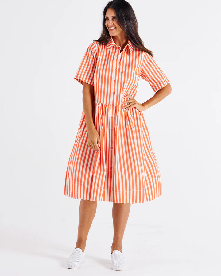 TANGERINE DENVER DRESS