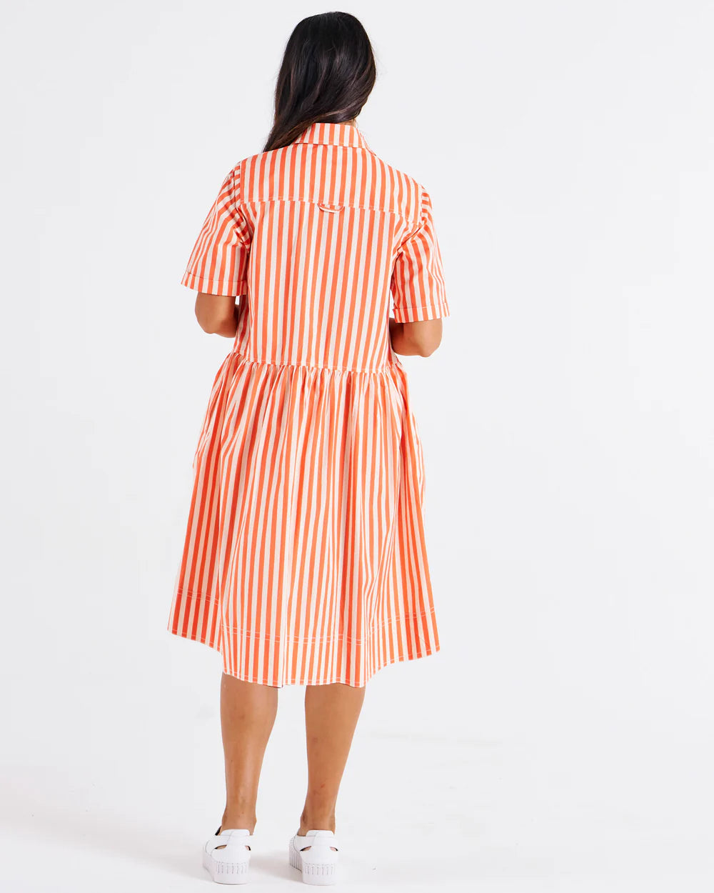 TANGERINE DENVER DRESS