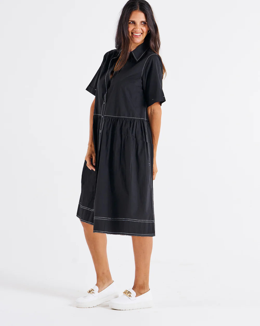 BLACK DENVER DRESS