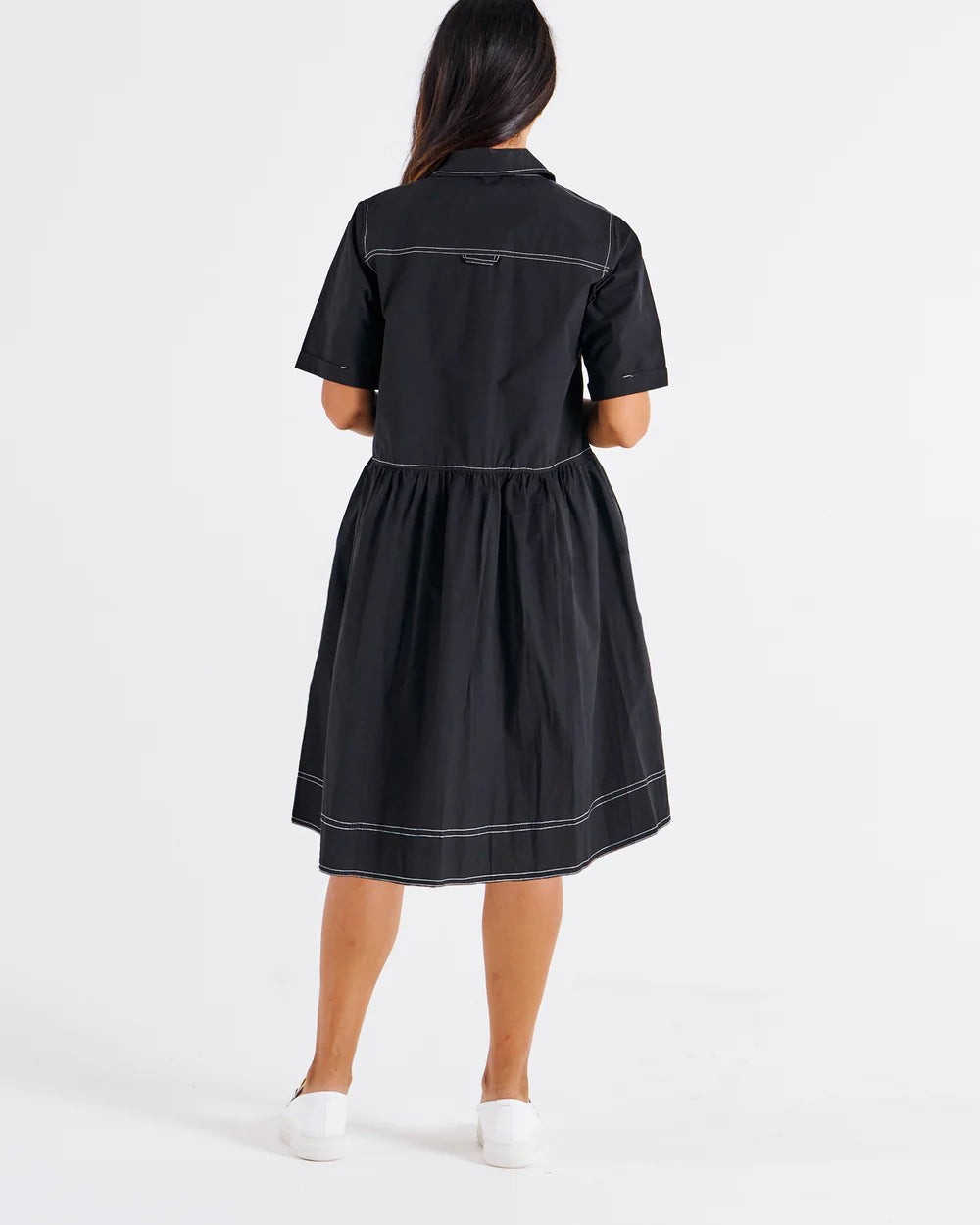 BLACK DENVER DRESS