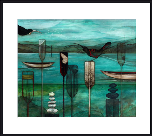 Calling Me Back Framed NZ Artwork
