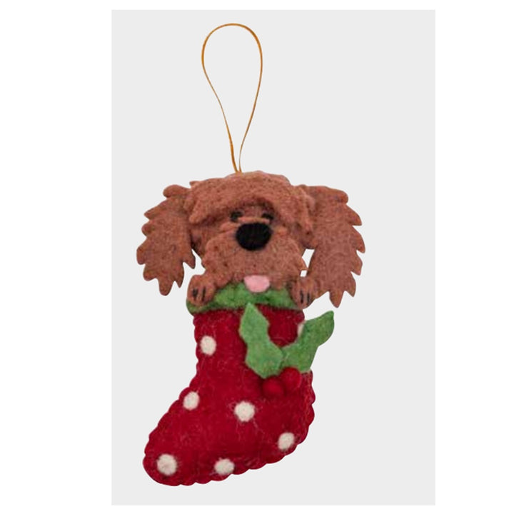 Pashom Brown Spoodle/Cavoodle Decoration