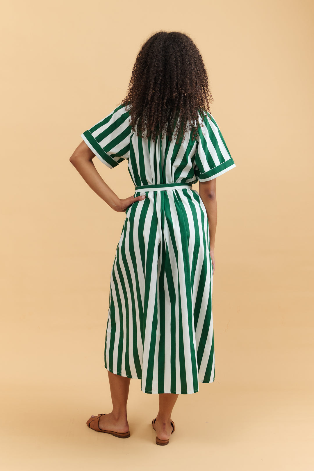 Floral Stripe Clara Dress