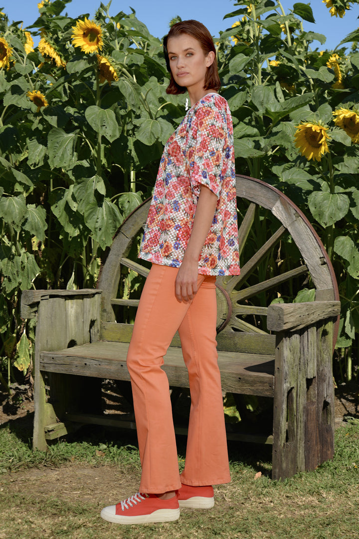 ORANGE SMILE WIDE JEAN