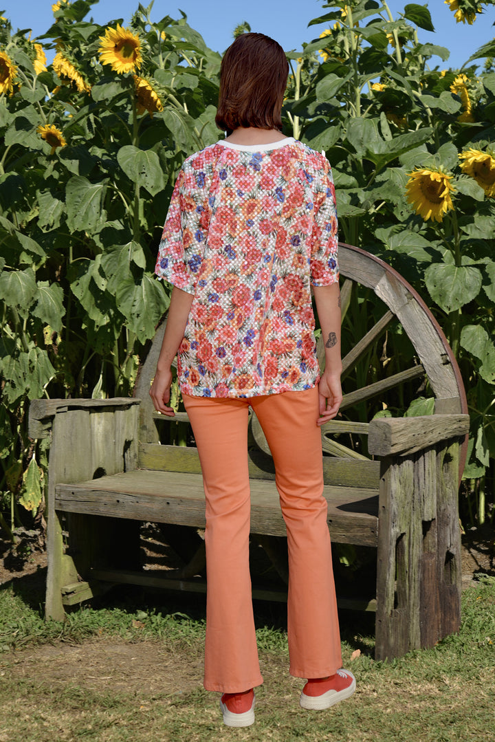 ORANGE SMILE WIDE JEAN
