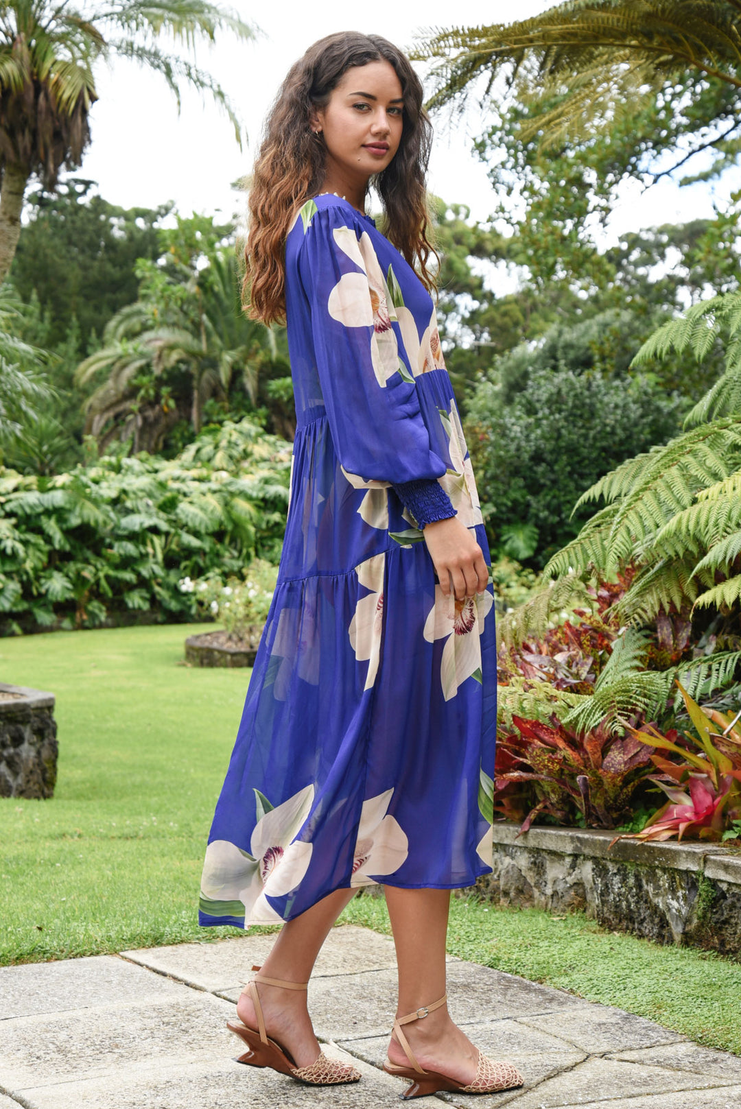 Curate Blue Orchid Dreaming of Spring Dress