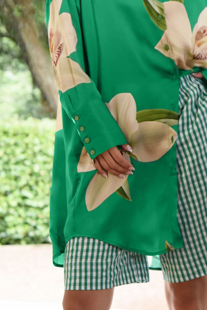 Curate Green Orchid Something Borrowed Shirt