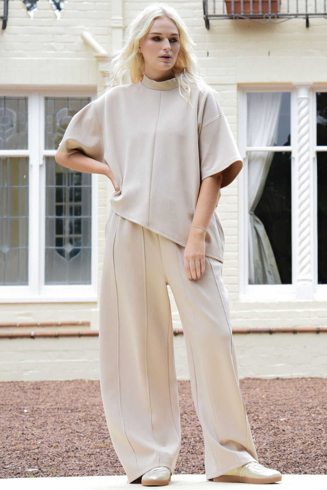 Curate Bone Lounge Effect Top