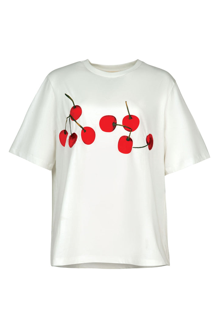 Curate White Eat Drink & be Cherry Tee
