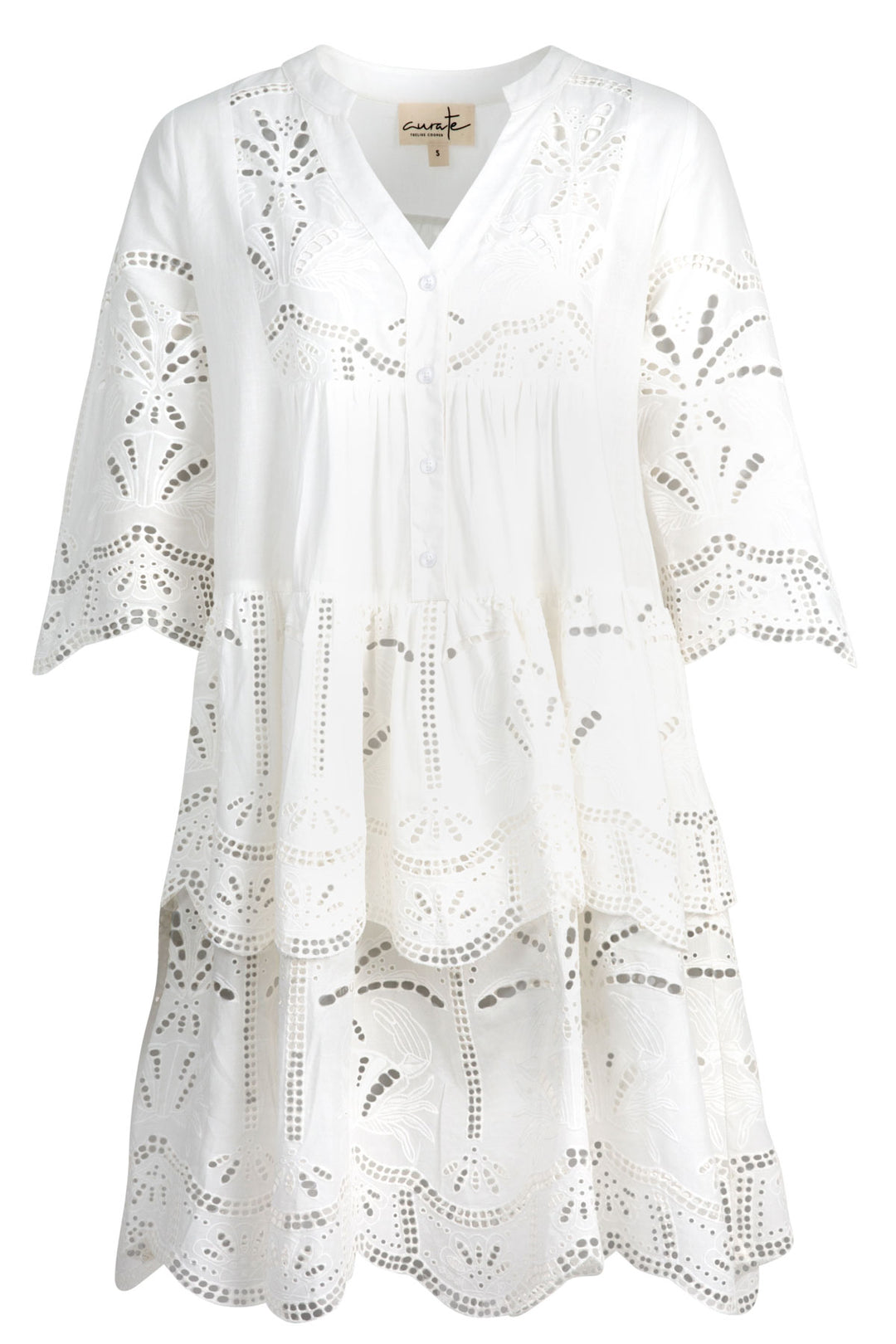 Curate All To Gather Dress White