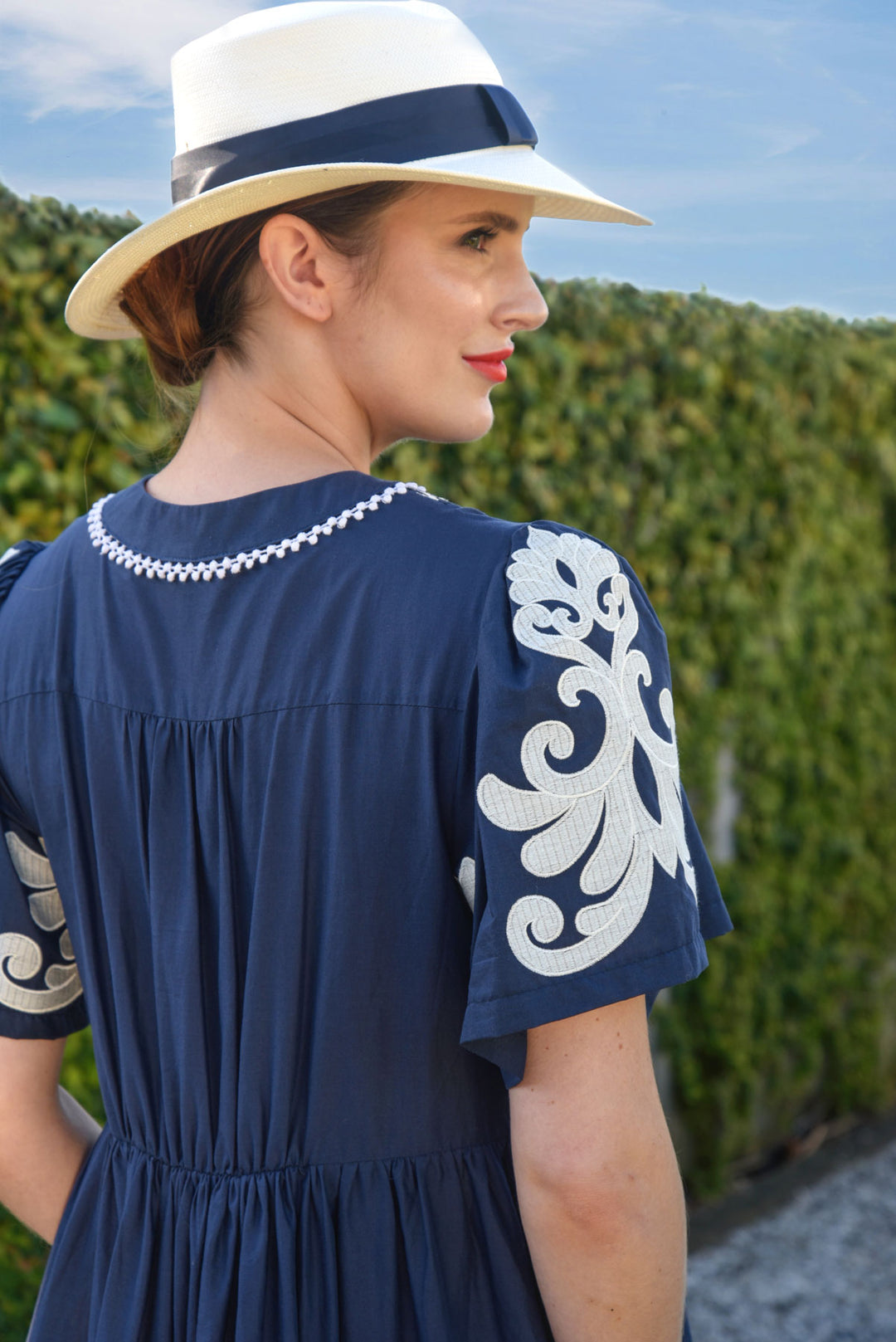 Curate After You My Tier Navy Dress