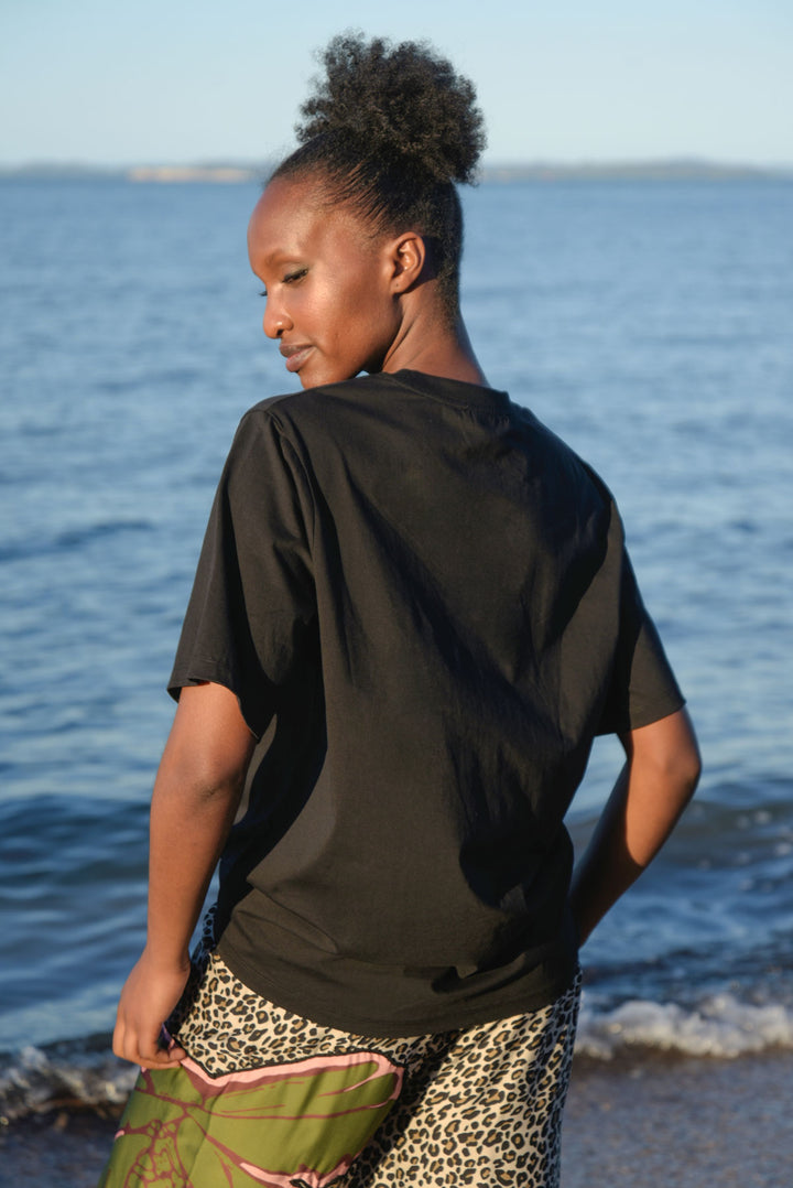 Curate Black You're Purrfect Tee