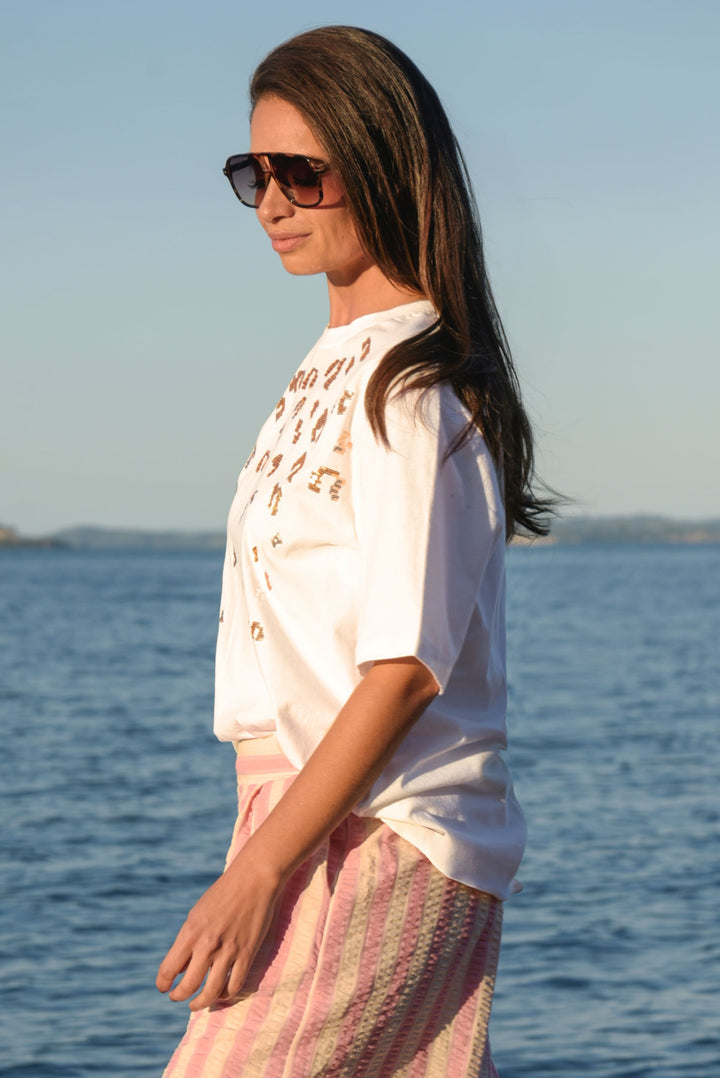 Curate White You're Purrfect Tee