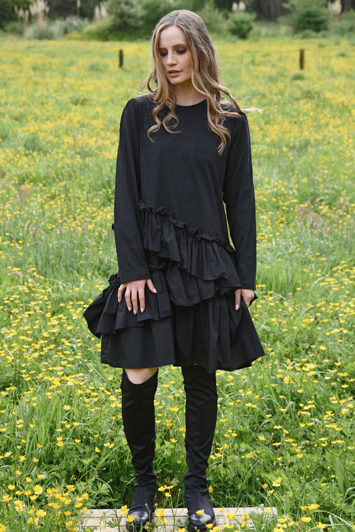 Curate Black The Other Side Dress