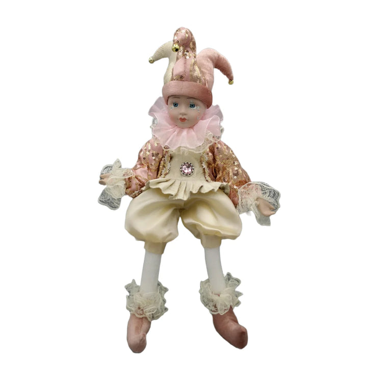 Rose & Gold Musical Sitting Elf